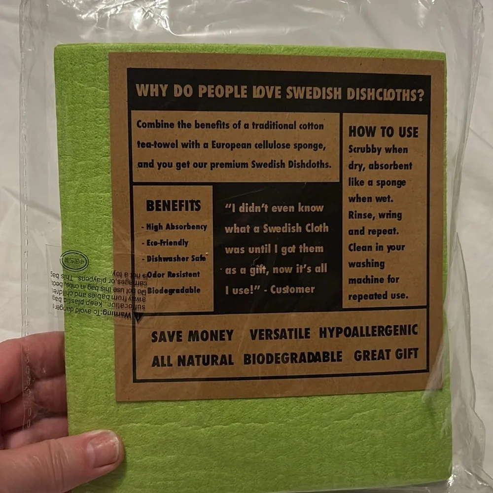10 Swedish dish cloth new in package